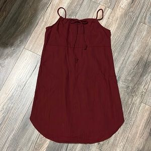 Maroon summer dress